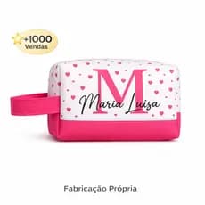 Necessaire Personalizada com:Nome ou Logo | Perfeita para brinde-presente-lembrancinha festa eventos