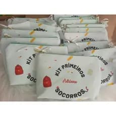 Necessaire Slim Personalizada com nome- Necessaire de Emergencia-Personalizada para Mochila Jw