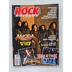 Revista Rock Brigade Nº 145 - 1998 - Angra /  Helloween / Pôster Rancid e Iron Maiden