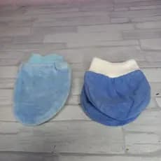 2 pares de luva usado azul