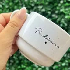 Xícara Personalizada Com Nome Presente Lembrança Linda Porcelana