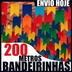 Bandeirinhas de Plástico ou Seda Junina- 500m, 100m ou 50m. Perfeito para festas, quermesses e decoração.