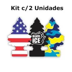 Kit 2 Cheirinho De Carro Aromatizante Pinheiro Cheiroso Aromatizador De Veículo