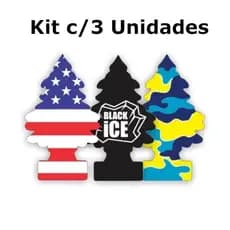 Kit 3 Cheirinho De Carro Aromatizante Pinheiro Cheiroso Aromatizador De Veículo