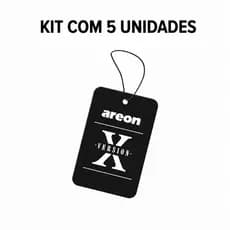 Areon KIT com 5 Cheirinho Automotivo X Version Folha Aromatizador Para Carro