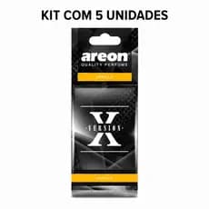 Kit Aromatizador Automotivo AREON VANILLA X Version Cheirinho De Carro Cheiro De Veículo Folha