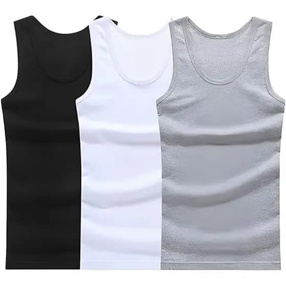 Kit 20 Regatas Masculina Regata Canelada Básica