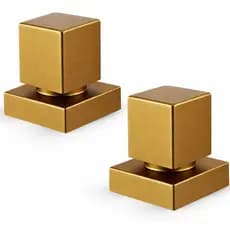 kit 2 acabamento dourado para registro Acabamento Gold 16D todo em metal