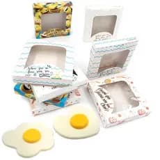 120 Caixas Para Ovo Frito De Chocolate. Lembrancinha de Páscoa