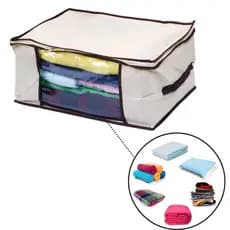 Kit  Caixa Organizador Edredom E Guarda Roupa Multiuso Em TNT