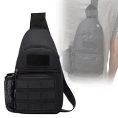 Bolsa pochetes táticas transversal mochila para ombro peitoral tiracolo masculino feminino