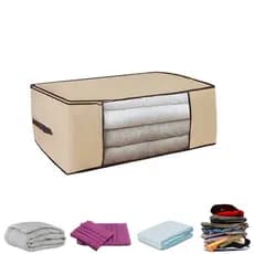 Kit Caixa Organizador Guarda Roupa Multiuso Grande 60x45x30 Em TNT