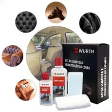 Kit de Limpeza e Hidratação de Couro - Wurth
