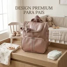 Bolsa Maternidade KIT 2 Peças| Mochila Multifional | Mamãe bebê LUXO  ipermeável Multifucional