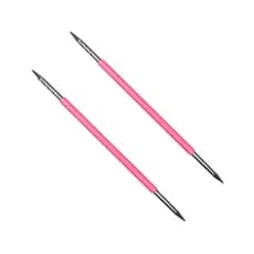 Kit 2 Palito Cabo Silicone Ponta Dupla 13 cm Slim