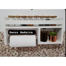 NICHO PORTA TEMPERO MDF condimentos e organizador para cozinha