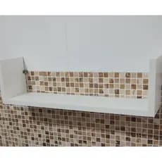 1 Prateleira U para quarto sala cozinha em MDF