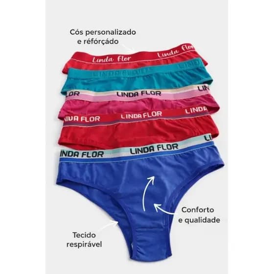 calcinha linda flor  algodão,calcinha elastico,calcinha modelo tanga
