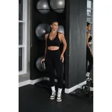 calça Leguing k2b original,cintura alta ,sem transparência preta,alta compressão