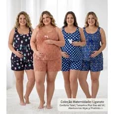 pijama de amamentação ,baby Doll amamentacão ,pijama amamentacão plus size