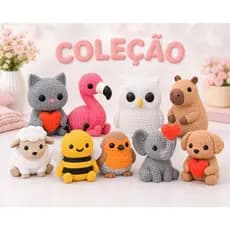 🧸 Coleção Mini Bichinhos Decorativos 3D | Enfeites Fofos para Quarto Infantil, Festa e Lembrancinhas