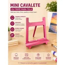 Mini Cavalete ou Tripé Articulado para Fotos e Telas 10x15 – Suporte Decorativo Lembrancinha de Aniversario Festas