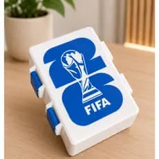Caixa de Figurinhas Album da Copa 2026 | Organizador e Porta Figurinhas Futebol para trocas e colecionar