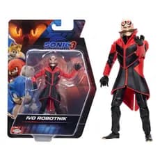 Boneco Ivo Robotnik 15cm Figura Articulada Filme Sonic 3 - Sunny