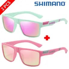 2 Pcs SHIAMNO Óculos De Sol Polarizados UV400 Tons Bicicleta Caminhadas Pesca Ciclismo Para Homens E Mulheres