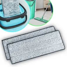 Refil Mop Flat Esfregão Rodo Lava E Seca Lenço Para Mop Microfibra