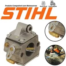 Carburador Para Motosserra Compatível Stihl 017 018 Ms170 Ms180