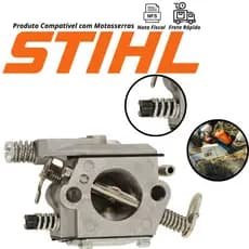Carburador Motosserra Compatível com Stihl Ms210/025/230/250 Ms250