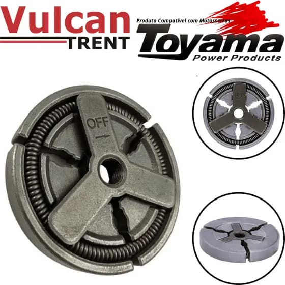 Embreagem Para Motosserra 43cc 45cc 52cc 55cc Vulcan Toyama Kawashima