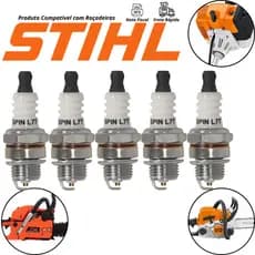 Vela De Ignição Para Roçadeira e Motosserra Stihl Fs160 /Fs220 /Fs280 /Fs290 /Fs350 /Ms170 /Ms381