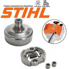 Embreagem Completa + Tambor Roçadeira Stihl Fs160 Fs220 Fs280 Fs290