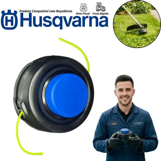 Carretel Roçadeira Husqvarna 132R 142 143R 143RII 236R 235R 240 245R 553R Profissional