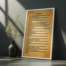 Quadro Salmo 91 Texto Bíblico Fé Cristã Palavra De Deus Versículo Esperança Proteção Oração Parede