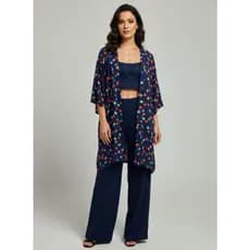Kimono Saída De Praia Estampado Viscose