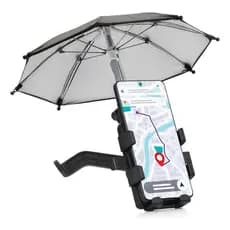 Suporte de Celular para Moto com Mini Guarda-Chuva Removível OR-SP25