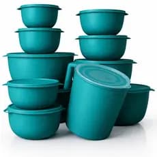 Kit Potes 10 Bowl + Jarra Cozinha Saladeira Pote Marmitas vasilha