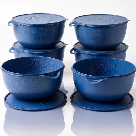 KIT POTE EXTRA GRANDE 2/4/6 5,800L Vasilhas Livre BPA Hermético Para Organizar sua Cozinha