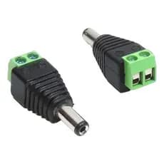 Kit 18 Plug Conector P4 Macho P/ Cftv Camera Borne