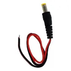 Cabo Conector Rabicho P4 Macho Para Cftv Fontes Led