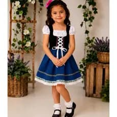 VESTIDO INFANTIL ALEMÃ OKTOBERFEST