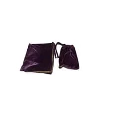 TOALHA DE MESA COM SAQUINHO TAROT BARALHO CIGANO ROXO