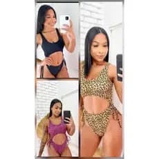 Kit 3 Body Maiô Asa Delta Cavado Praia Férias Aberto Lateral