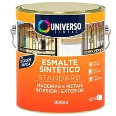 Tinta Esmalte Sintético 900ml Universo brilhante cores para madeira e metal