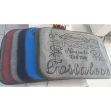 kit Tapete porta de entrada 53cm x 37cm  com 9 unidades