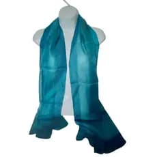 Scarf lenço indiano em seda pura tyde dye