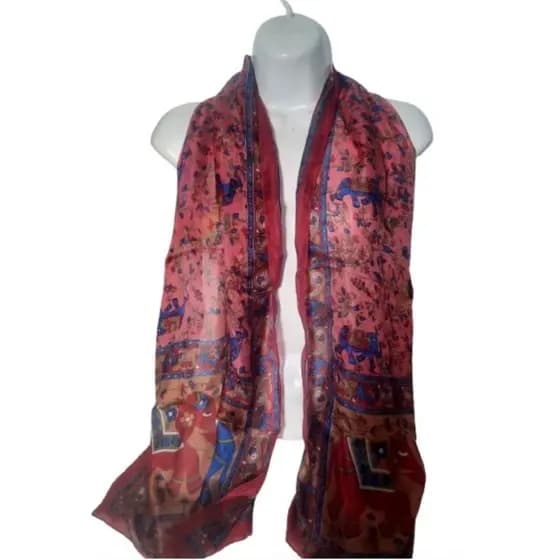scarf lenço indiano em seda pura importados